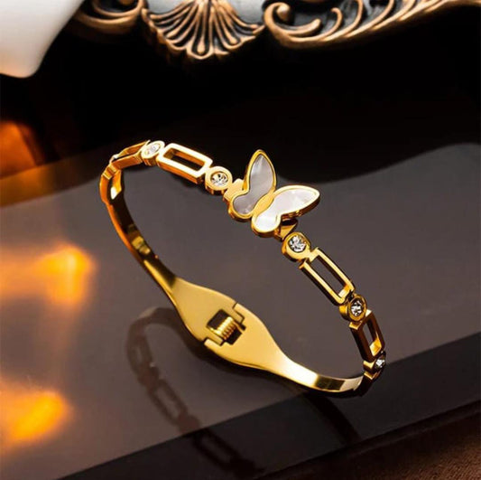 TITLIYA TITLI-029 – Butterfly Shape Bracelet Gold Plated Premium Design