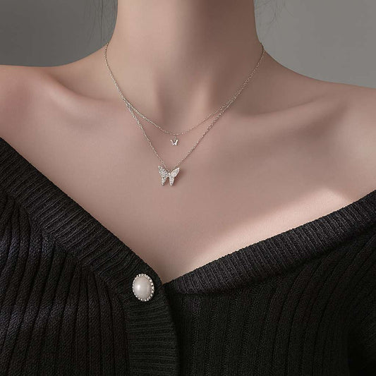 TITLIYA TITLI-022 – Delicate Butterfly Chain Necklace