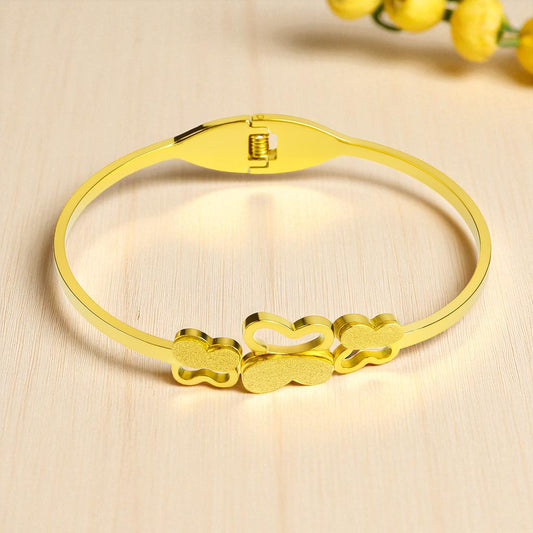 TITLIYA TITLI-038 – Premium Gold Plated Butterfly Bracelet