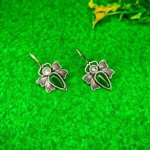 Buy Silver Butterfly Hanging Earrings Designs Online in India