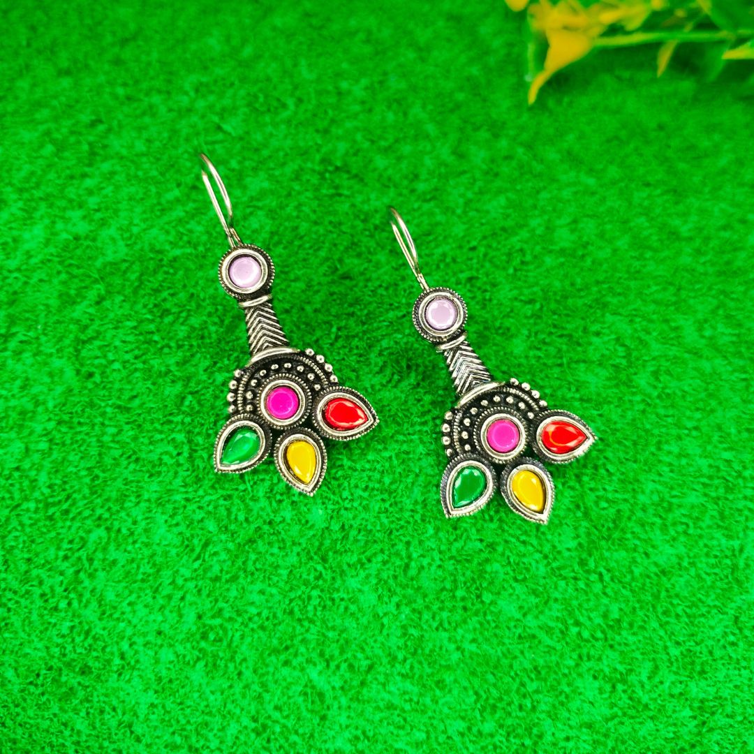 Daily Wear Multi Colour Drop Earrings at the Lowest Price