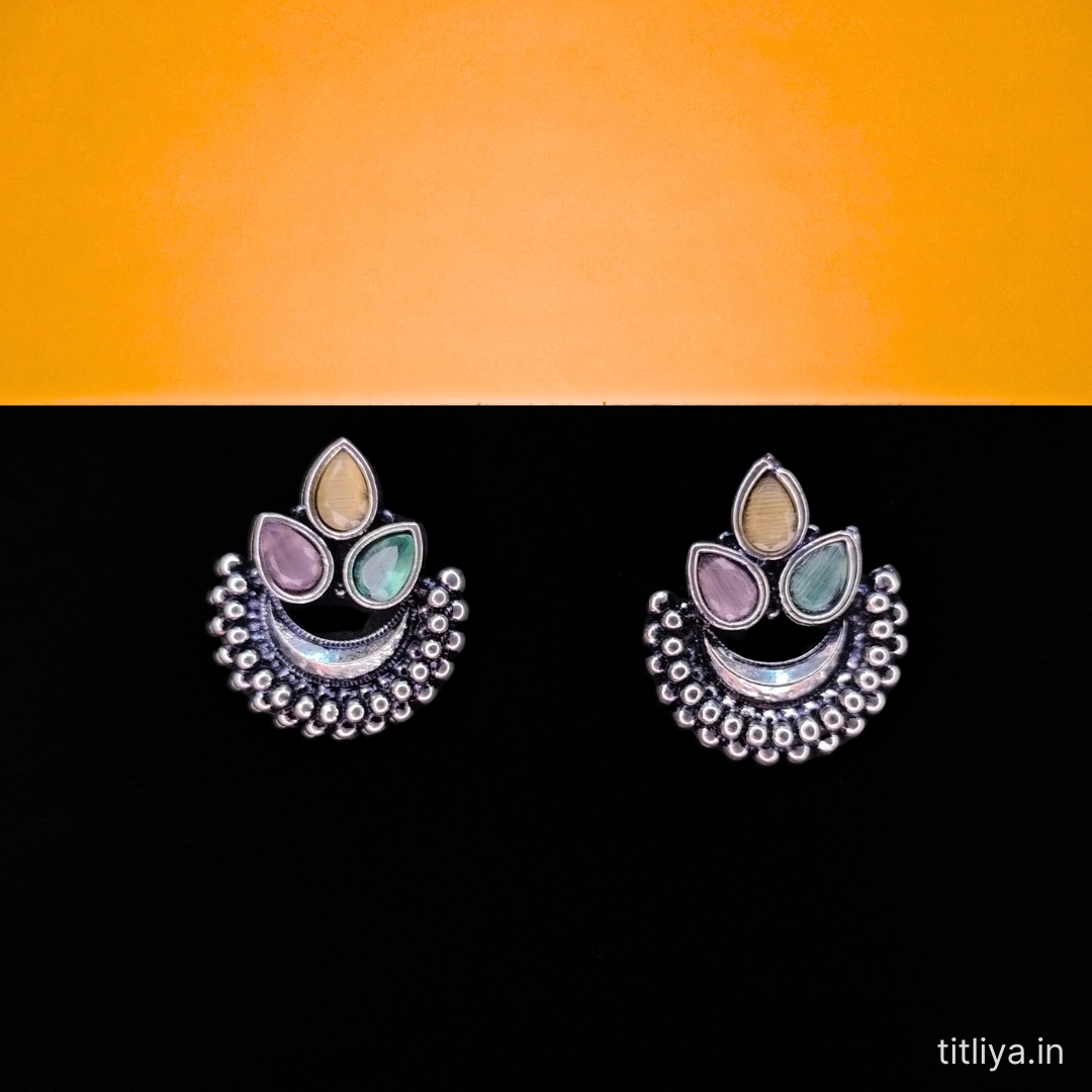 Shop Multi Coloured Contemporary Stud Earrings for Women Online