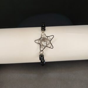 Adjustable Diamond Star Black Bracelet for women JC249