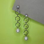 Big White Pearl Dangling Earrings - Latest Trending Jewellery Designs