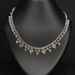 Fancy Stylish Silver Alloy Choker Necklace for Girls