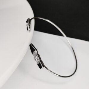 Small Diamond Silver Bracelet for Girls